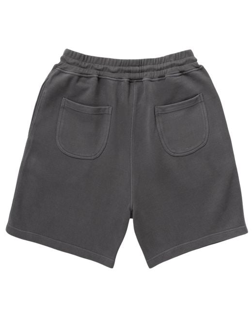 Power Goods Gray Loopback Sweat Shorts for men