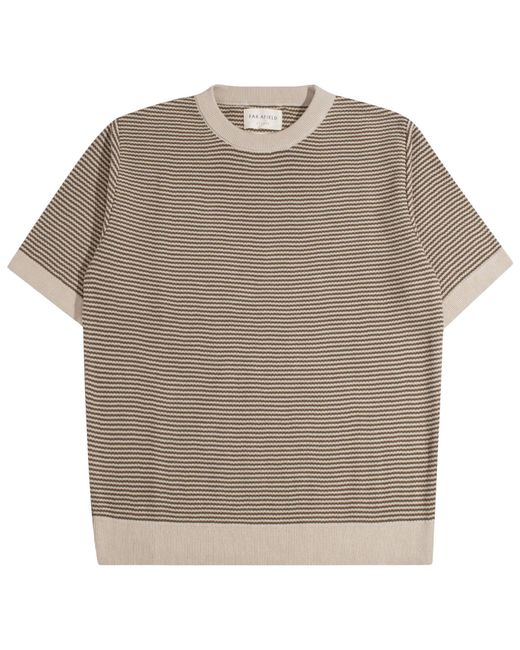 Far Afield Brown Newport Knit T-Shirt for men
