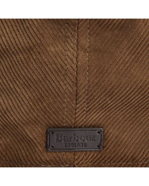 Barbour Brown Bayfield Flat Cap for men