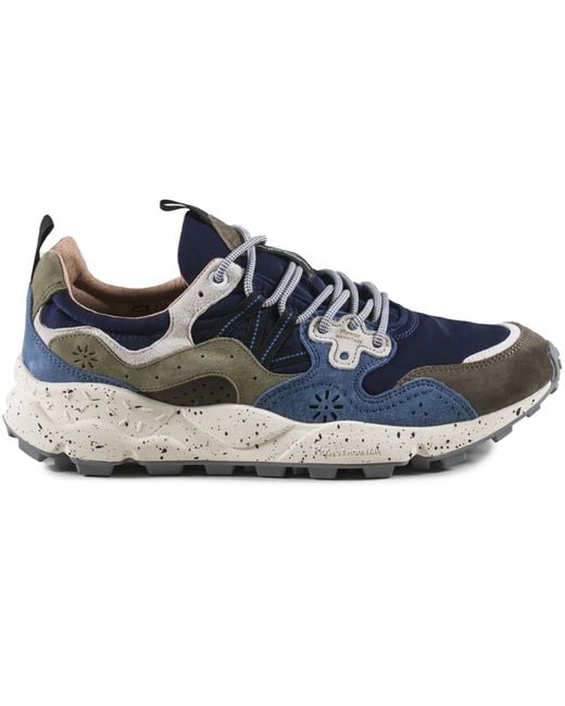 Flower Mountain Blue Yamano 3 Suede/Nylon for men