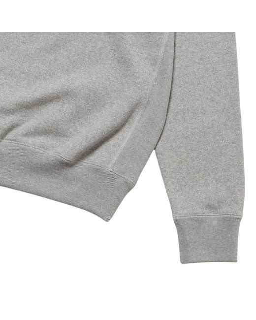 Wonder Looper Gray Pullover Crewneck Super Looper French Terry for men