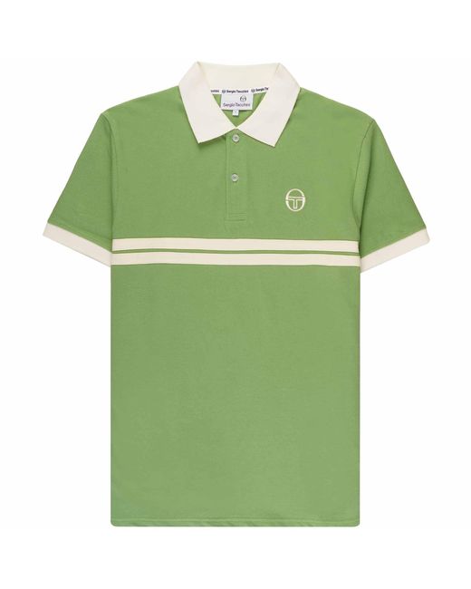 Sergio Tacchini Green Supermac Polo Shirt for men