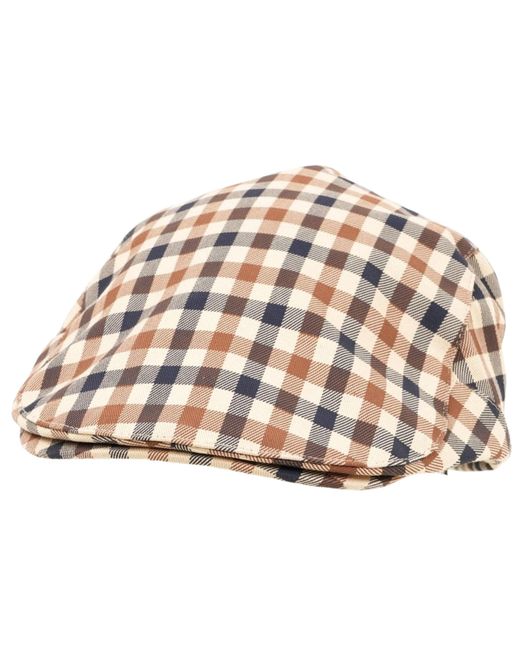 Aquascutum Pink Iconic Flat Cap for men