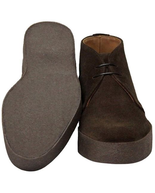 Sanders Brown Hi Top Chukka Boot for men