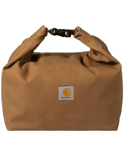 Carhartt Brown Canvas Roll-Up Insulated Bag for men