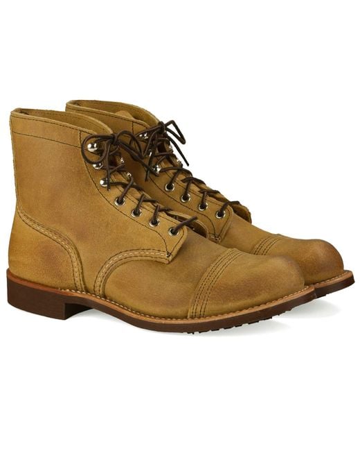 Red Wing Natural Iron Ranger 6" Boot for men