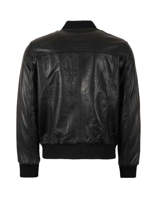real hoxton Black Ryan Bomber Jacket for men