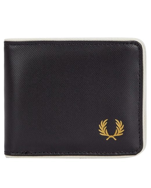 Fred Perry Blue Laurel Wreath Billfold Wallet for men