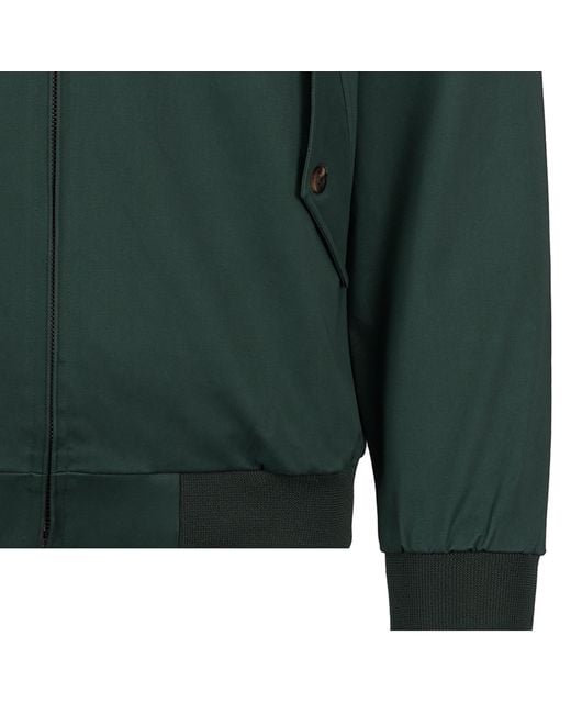real hoxton Green Harrington Jacket for men