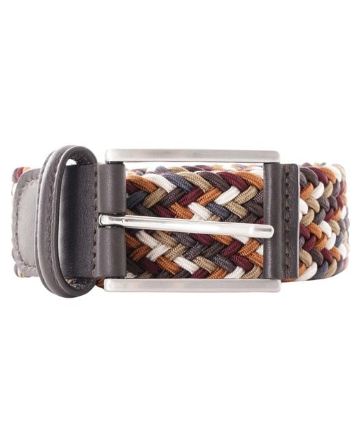Andersons Multicolor Woven Belt for men