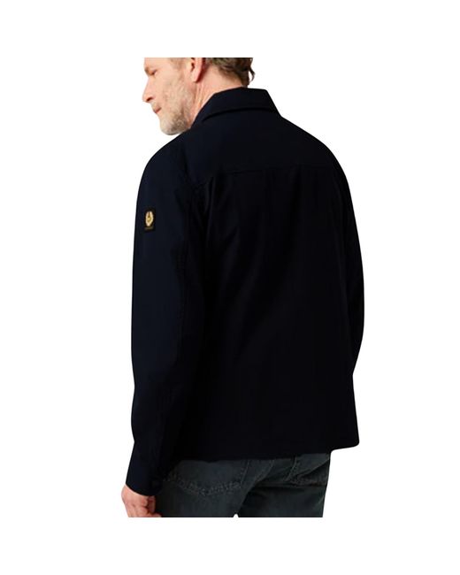 Belstaff Black Cargo Overshirt for men