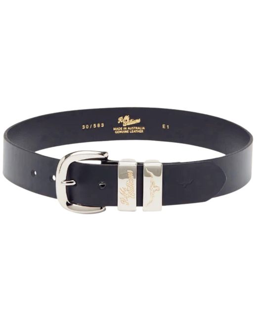 R.M.Williams Blue Drover Belt for men