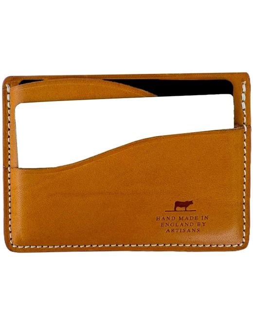 Barnes & Moore Brown Drayman Card Holder for men