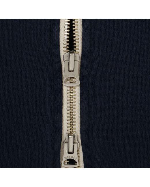 Wonder Looper Blue Zip Hoodie Super Looper French Terry for men