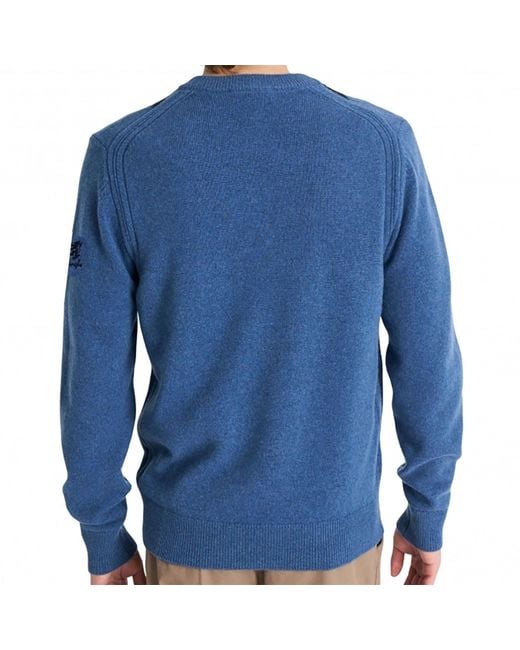 Pringle of Scotland Blue Argyle Jumper for men