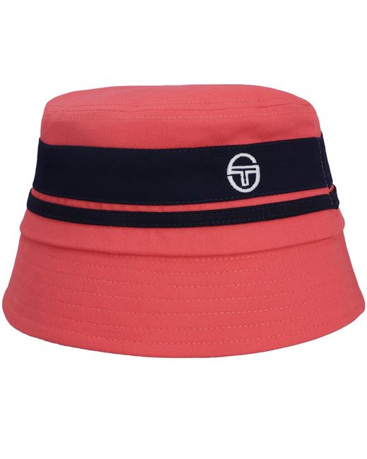 Sergio Tacchini Red Newsford Bucket Hat for men