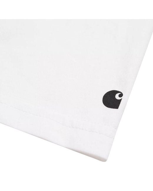 Carhartt White Short Sleeve Base T-Shirt for men