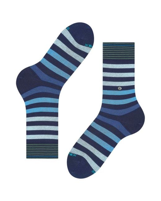 Burlington Blue Blackpool Socks for men