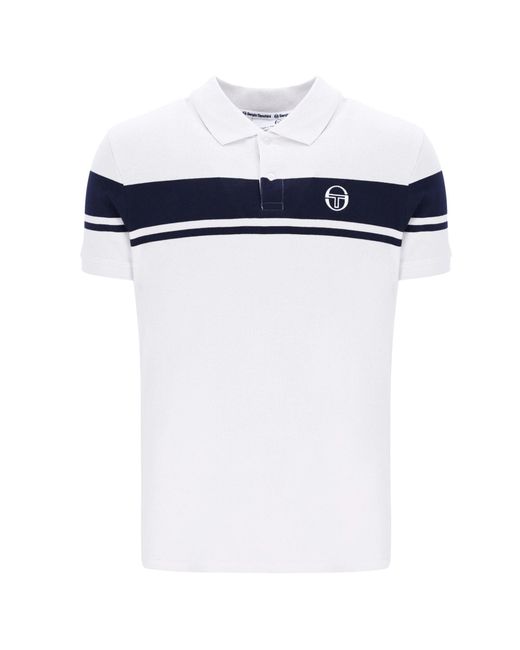 Sergio Tacchini White Young Line Polo Shirt for men