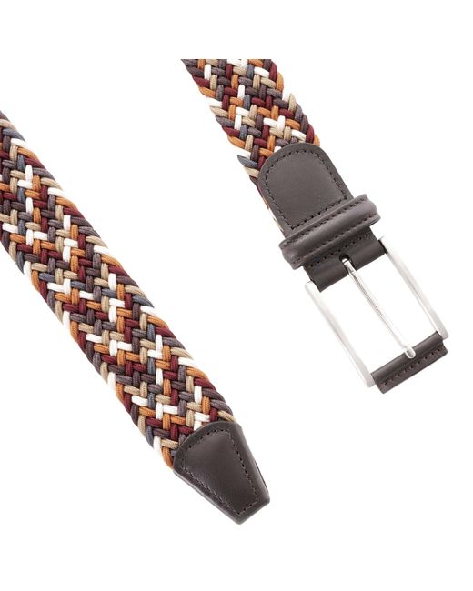 Andersons Multicolor Woven Belt for men