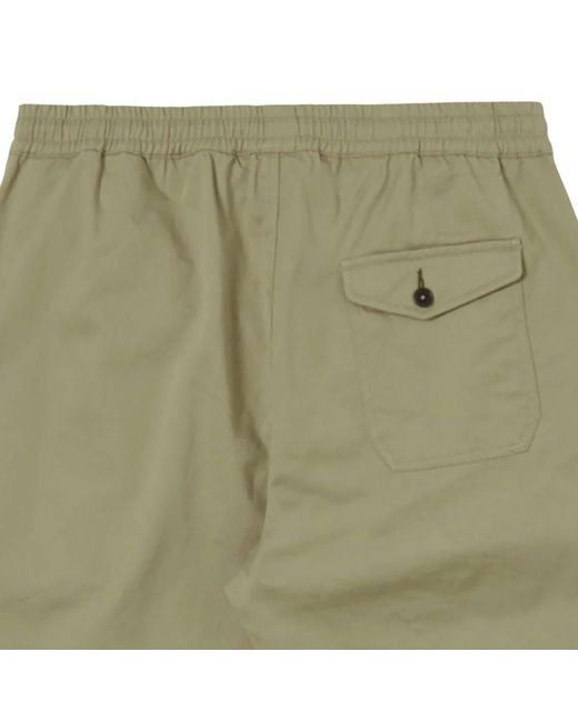Universal Works Green Beach Shorts for men