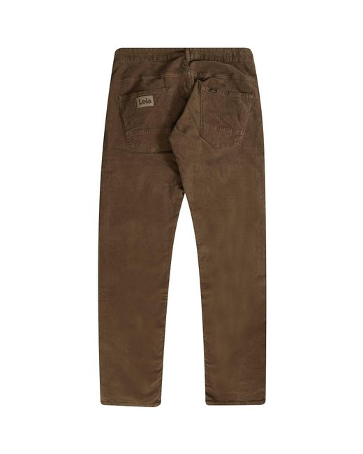 Lois Brown Sierra Thin Cord Trousers for men