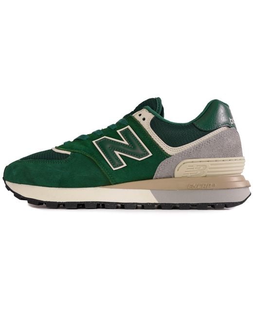 New Balance 574 Legacy Vegan in Green for Men Lyst UK