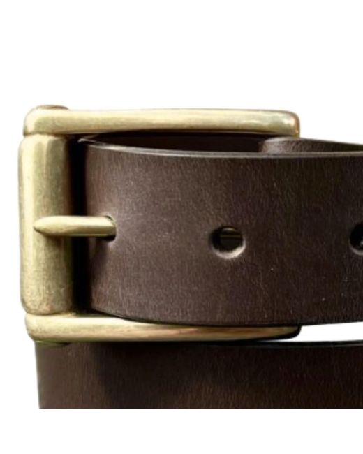 Barnes & Moore Brown Garrison Belt for men
