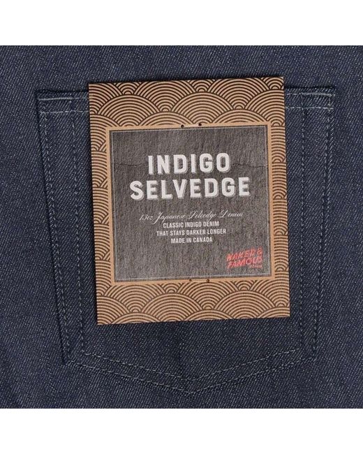 Naked & Famous Blue Easy Guy for men