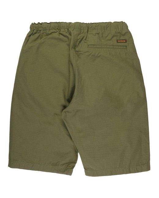 Orslow Green New Yorker Shorts Cotton Poplin for men