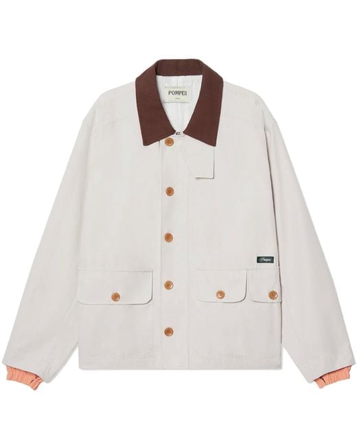 Pompeii3 White Short Field Jacket for men