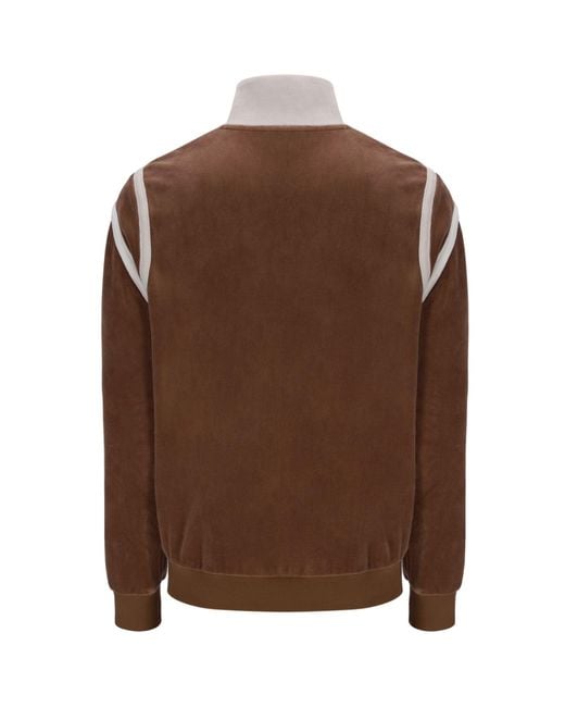 Fila Brown Gabriele Contrast Panel Track Top for men