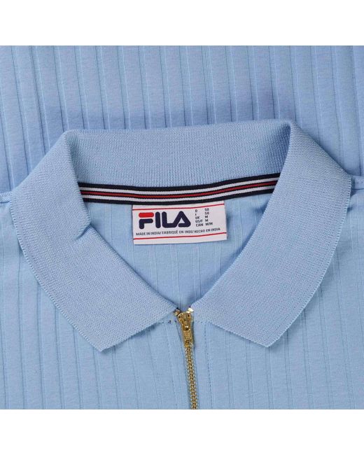 Fila Blue Pannuci Slim Fit Polo Shirt for men