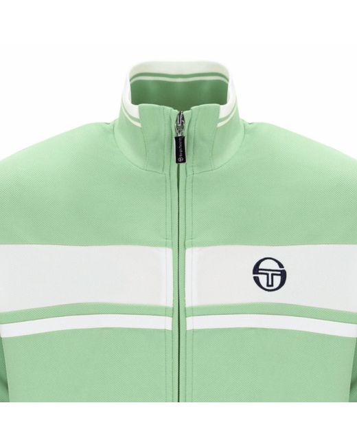 Sergio Tacchini Green Damarindo Track Top for men