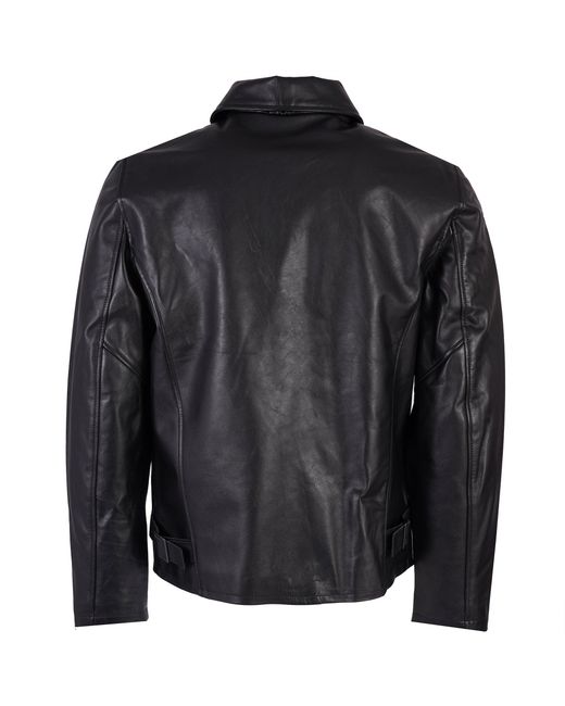 Schott Nyc Black Leather Jacket for men