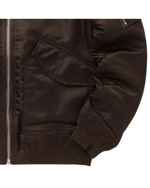 Schott Nyc Black Cwu Bomber Jacket for men