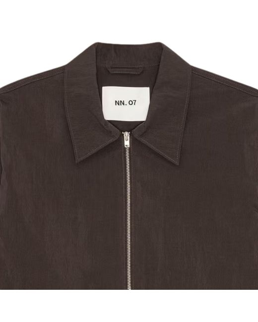 NN07 Black Virgil Poplin Hybrid for men