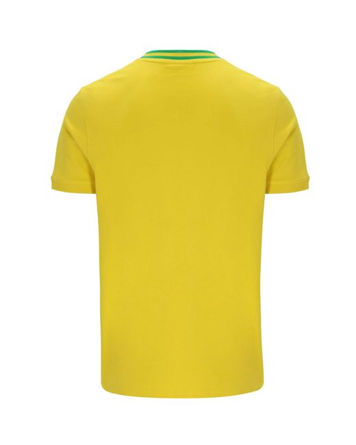 Sergio Tacchini Yellow Rainer Fc T-Shirt for men