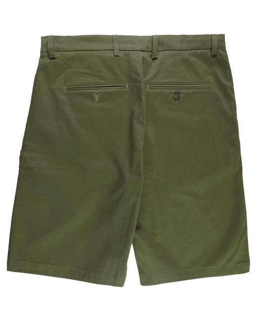 real hoxton Green Chino Shorts for men