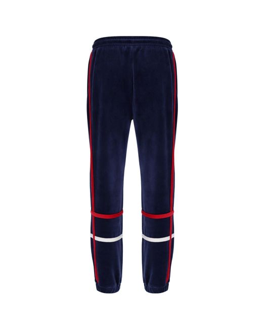 Fila Blue Otello Contrast Panel Track Pants for men