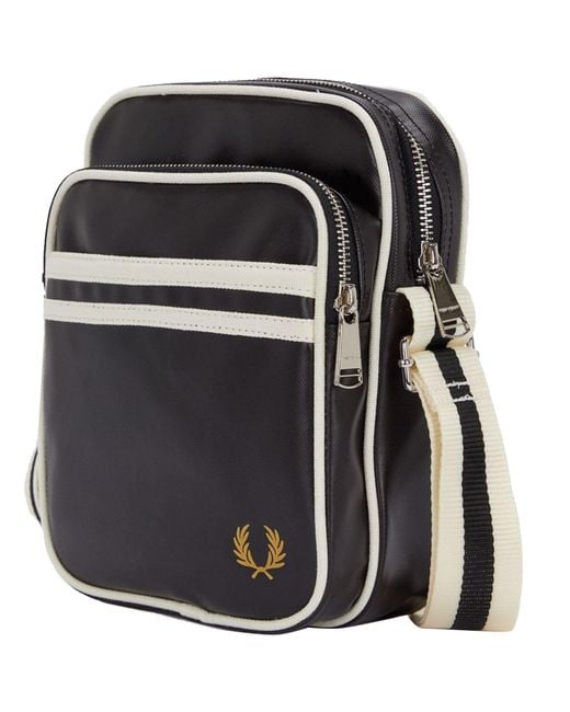 Fred Perry Black Classic Side Bag for men