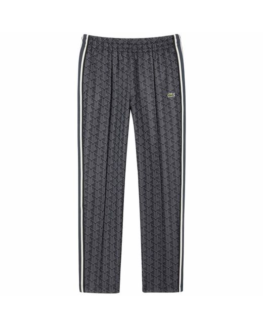 Lacoste Gray Paris Monogram Sweatpants for men