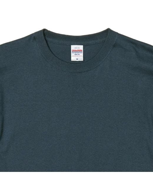 United Athle Blue 5001 Classic Fit 5.6Oz T-Shirt for men