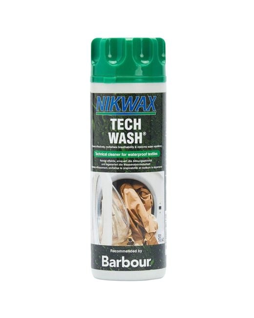 Barbour Green Nikwax Tech Wash for men