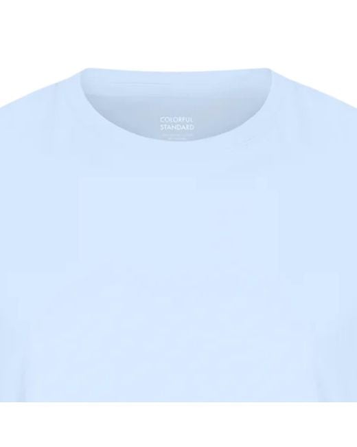 COLORFUL STANDARD Blue Classic Organic T-Shirt for men