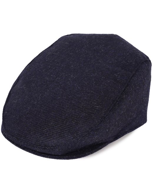 Dents Blue Abraham Moon Flat Cap for men