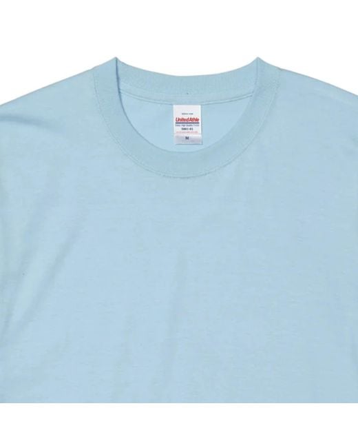 United Athle Blue 5001 Classic Fit 5.6Oz T-Shirt for men