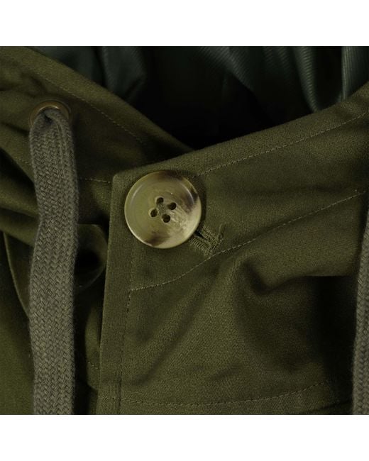 real hoxton Green M-51 Fishtail Parka for men
