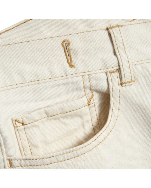 YMC Natural Earth Tearaway Jeans for men