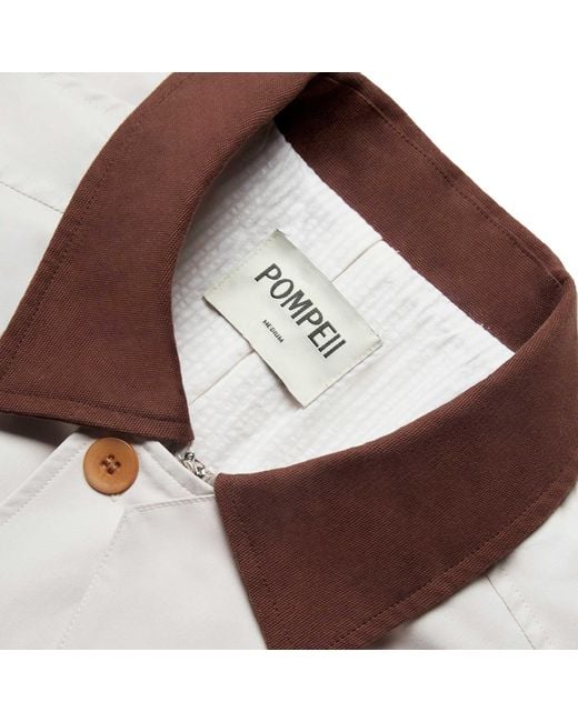 Pompeii3 White Short Field Jacket for men